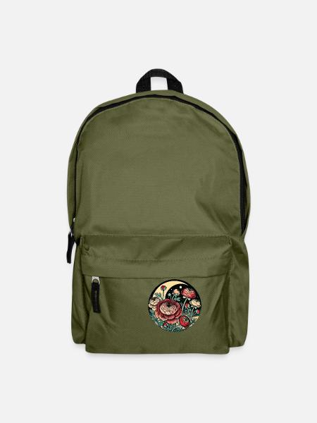 Vintage-Mond - Rucksack - Olivgrün