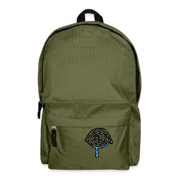 Eyetears Labyrinth - Rucksack - Olivgrün - Vorne