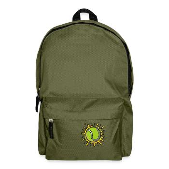 tennisball klecks - Rucksack - Olivgrün - Vorne