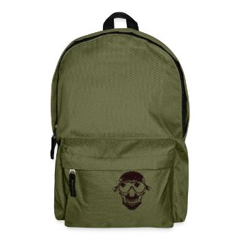 skull skibrille - Rucksack - Olivgrün - Vorne