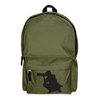 camera photographer fotograf kamera foto photo25 - Rucksack - Olivgrün - Vorne