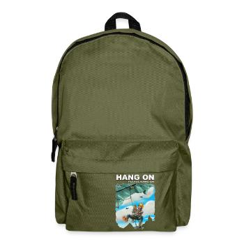 Hängen Sie ein bitte hängen - Rucksack - Olivgrün - Vorne