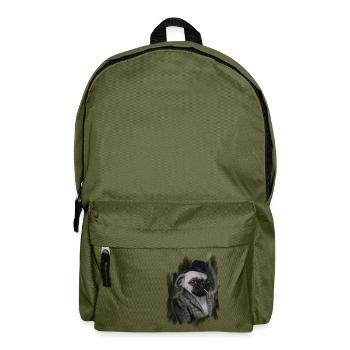 mops - Rucksack - Olivgrün - Vorne