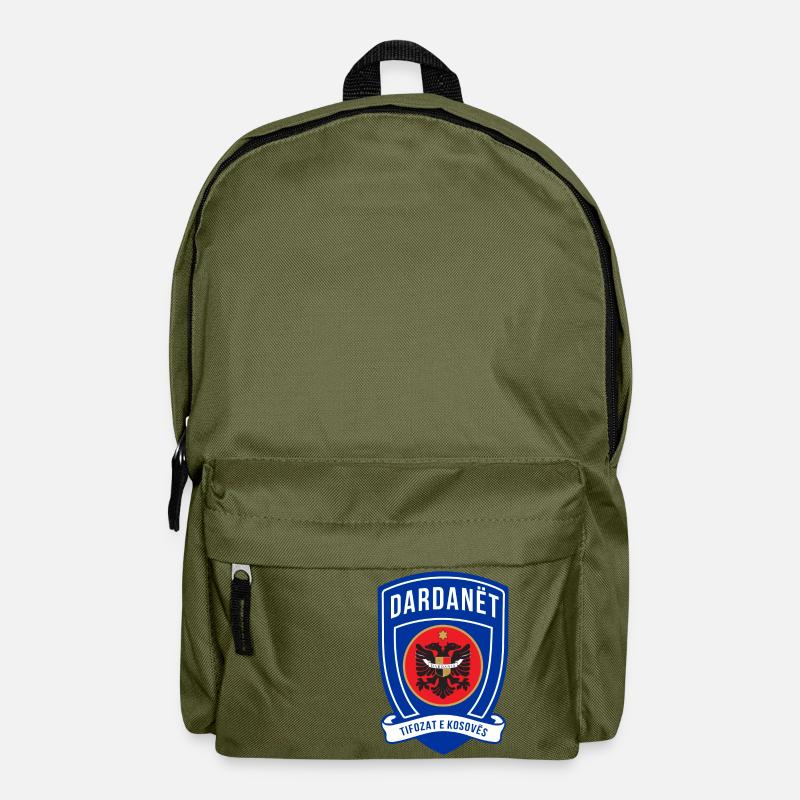 Das Dardanët Fußball-Wappen - Rucksack - Olivgrün
