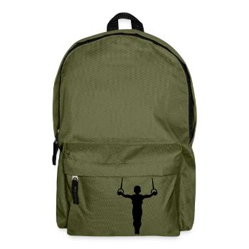 Gymnastik Turnen Akrobatik Geräteturnen Sport - Rucksack - Olivgrün - Vorne