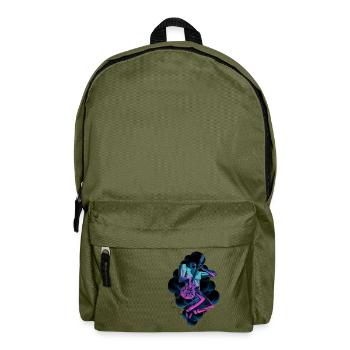 blues donner - Rucksack - Olivgrün - Vorne