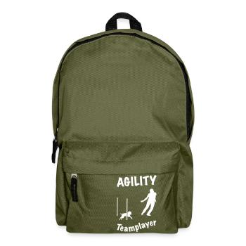 Agility Slalom Terrier - Rucksack - Olivgrün - Vorne