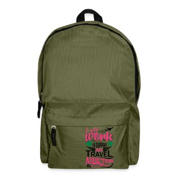 Je ne travaille que Prime - Sac à dos - vert olive - Devant