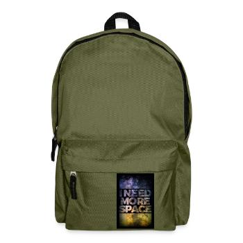 I need more space poster - Rucksack - Olivgrün - Vorne