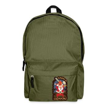 Horror santa - Rucksack - Olivgrün - Vorne