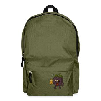 heitere Hrombeere - Rucksack - Olivgrün - Vorne