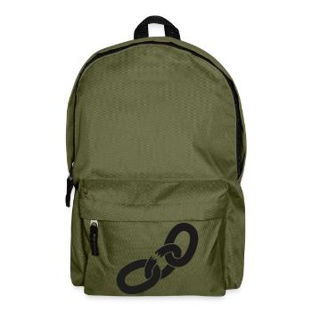 Kette Kettenbruch Ausbruch - Break the Rules - Rucksack - Olivgrün - Vorne