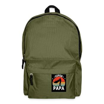 Super Papa - Rucksack - Olivgrün - Vorne
