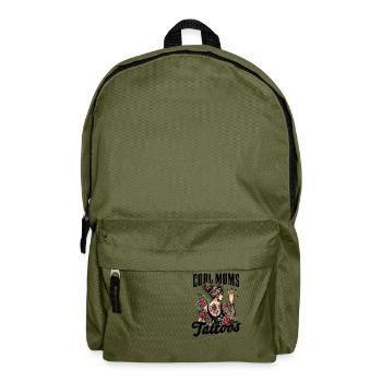 Cool Moms Have Tattoos - Rucksack - Olivgrün - Vorne