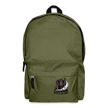 VERWUNSCHENE GEBÄUDE - Rucksack - Olivgrün - Vorne