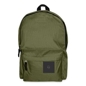 Schlichter Becher - Rucksack - Olivgrün - Vorne