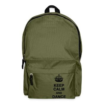 Tanz Musik Tänzer Ballett Oper - Rucksack - Olivgrün - Vorne