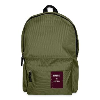 Berlin ist in Österreich - Rucksack - Olivgrün - Vorne
