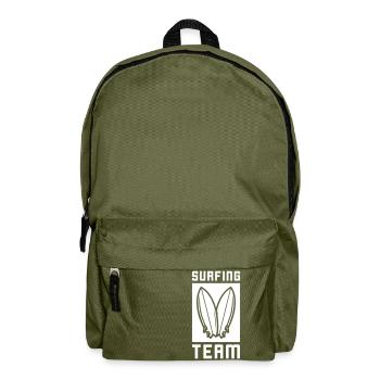 Surfing Team - Rucksack - Olivgrün - Vorne