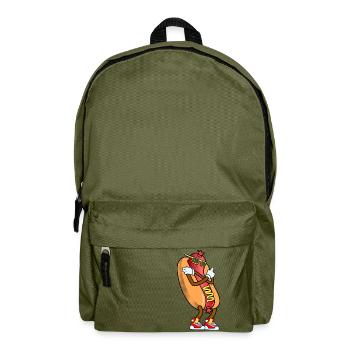 Hot Dog 90 s - Rucksack - Olivgrün - Vorne