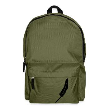 feder - Rucksack - Olivgrün - Vorne