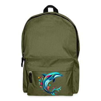 Delfin - Rucksack - Olivgrün - Vorne