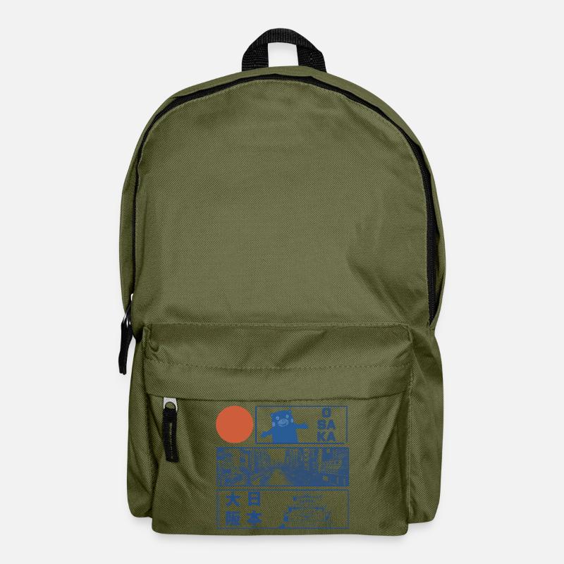 Osaka Japan Mono - Rucksack - Olivgrün