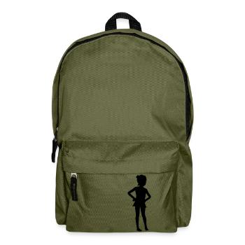 Mädchen - Rucksack - Olivgrün - Vorne