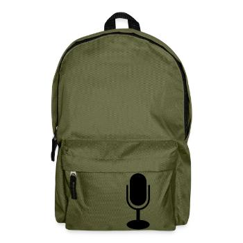 Mikrofon - Rucksack - Olivgrün - Vorne