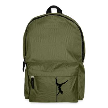 Poledance Pole Dancing Tanz Stange Tanzen - Rucksack - Olivgrün - Vorne