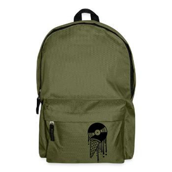 vinyl eis logo schmelzen tropfen graffiti kugel pl - Rucksack - Olivgrün - Vorne
