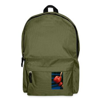 Boxen - Handschuh - Rucksack - Olivgrün - Vorne