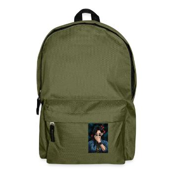 Noir Division - Rucksack - Olivgrün - Vorne
