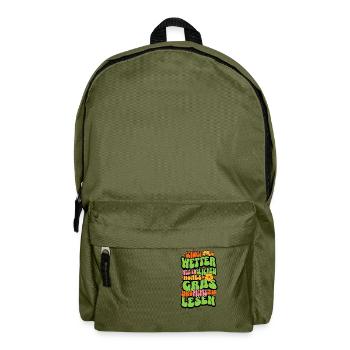 Schönes Wetter - Rucksack - Olivgrün - Vorne
