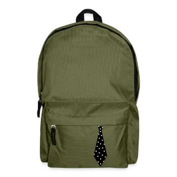 KRAWATTEN SHIRT lustige Krawatte - Rucksack - Olivgrün - Vorne