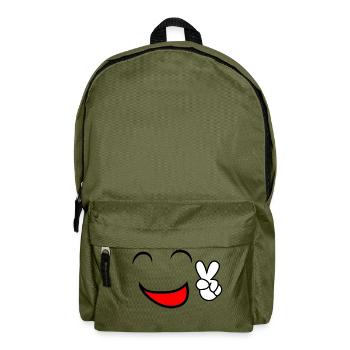 Comic Style - Rucksack - Olivgrün - Vorne