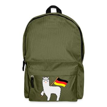 WM Alpaca Deutschland - Rucksack - Olivgrün - Vorne
