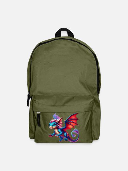 Drache - Rucksack - Olivgrün