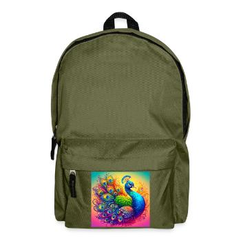 Pfau - Rucksack - Olivgrün - Vorne