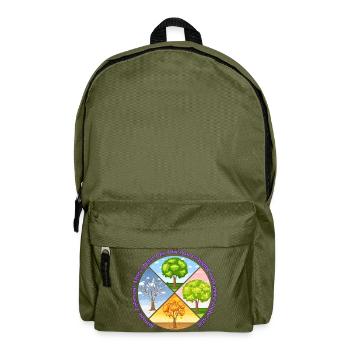 Jahresuhr. Ohrwurm - Rucksack - Olivgrün - Vorne