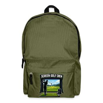 ÉQUIPE DE GOLF ÉCRAN - Sac à dos - vert olive - Devant