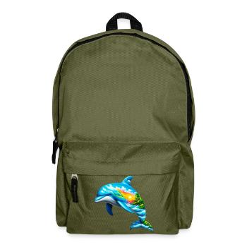 Dolphin - Backpack - olive green - Front