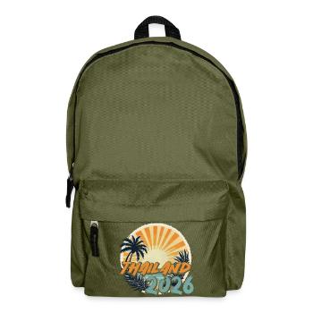 Thailand 2026 - Rucksack - Olivgrün - Vorne