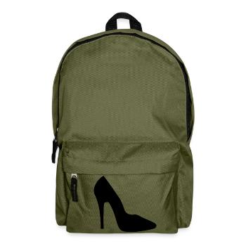 schuhe highheels schoes flipflops boots stiefel68 - Rucksack - Olivgrün - Vorne
