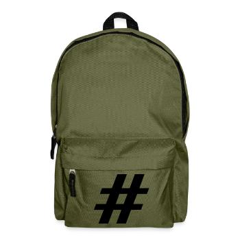 Hashtag - Rucksack - Olivgrün - Vorne