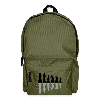 schach sport schachfiguren - Rucksack - Olivgrün - Vorne