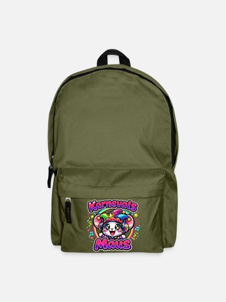 Karneval Maus Kostüm Lustig Süß Party Geschenk - Rucksack - Olivgrün