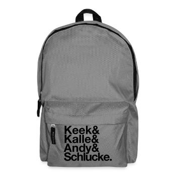 Keek&Kalle&Andy&Schlucke. - Rucksack - Mittelgrau - Vorne