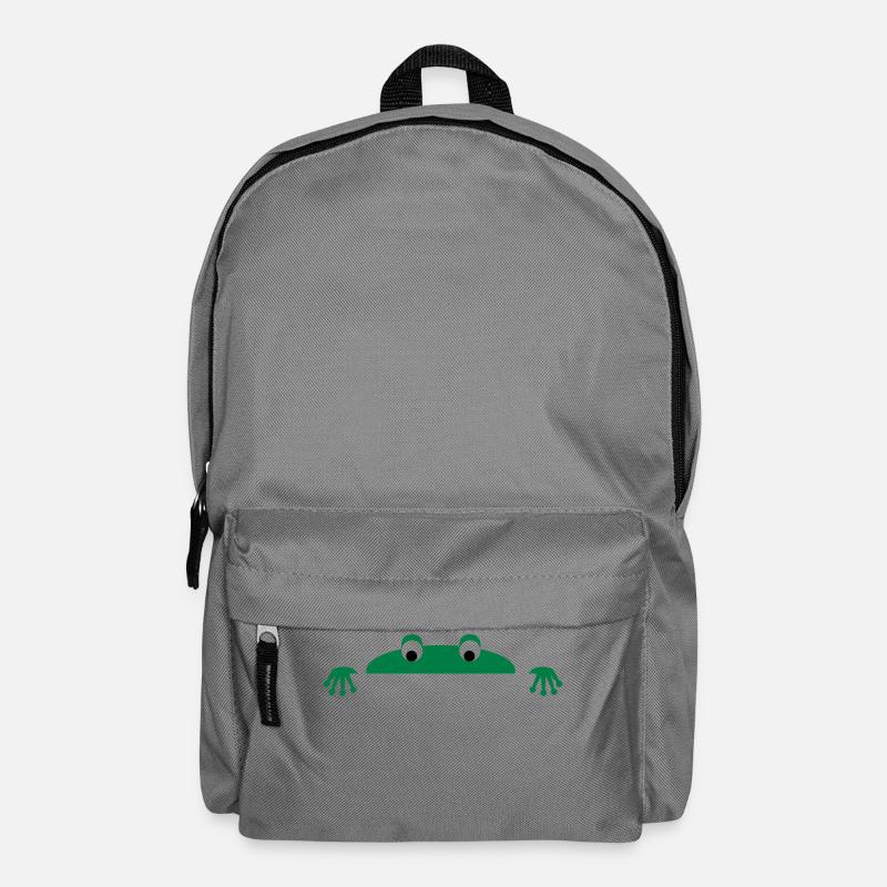Frog face - Backpack - elephant grey