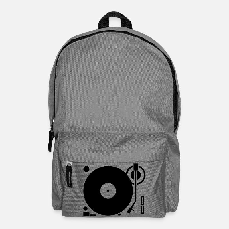 DJ Plattenspieler Turntable Schallplatte Tonarm - Rucksack - Mittelgrau